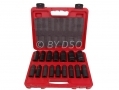 US PRO Professional 16 Piece 1/2" Drive Single Hex Deep Impact Socket Set US1315 *Out of Stock*