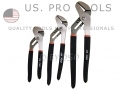 US PRO 3 Pc Water Pump Pliers 8\", 10\" and 12\" inch US1706 *Out of Stock*