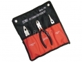 US PRO Professional 3 Piece 6.5" Pliers Set with Cushioned Grips US1709 *Out of Stock*