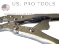 US PRO Professional 9\" Long Nose Locking Mole Grip Pliers US1717 *OUT OF STOCK*