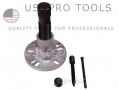 US PRO TOOLS Heavy duty Hydraulic Hub Puller 12 tonne Power for 4 and 5 Stud Hubs US5124 *Out of Stock*
