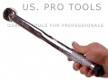 US PRO Professional 1/2\" Drive Micrometer Torque Wrench 28 - 210Nm US6756 *OUT OF STOCK*