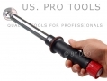 US PRO 1/4\" Dr Calibrated Torque Wrench 6  ~ 30Nm Left and Right Handed  US6760 *Out of Stock*