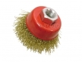 Professional 65mm Brassed Crimp Wire Cup Brush M14 WB009 *Out of Stock*