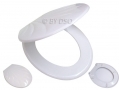 Shell Design Deluxe Toilet Seat White WTS15 *OUT OF STOCK*