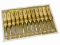 Trade Quality 12 Pc Professional Wood Carving Chisel Set WW171 *Out of Stock*